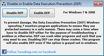 Windows Xp Dep Turn Off