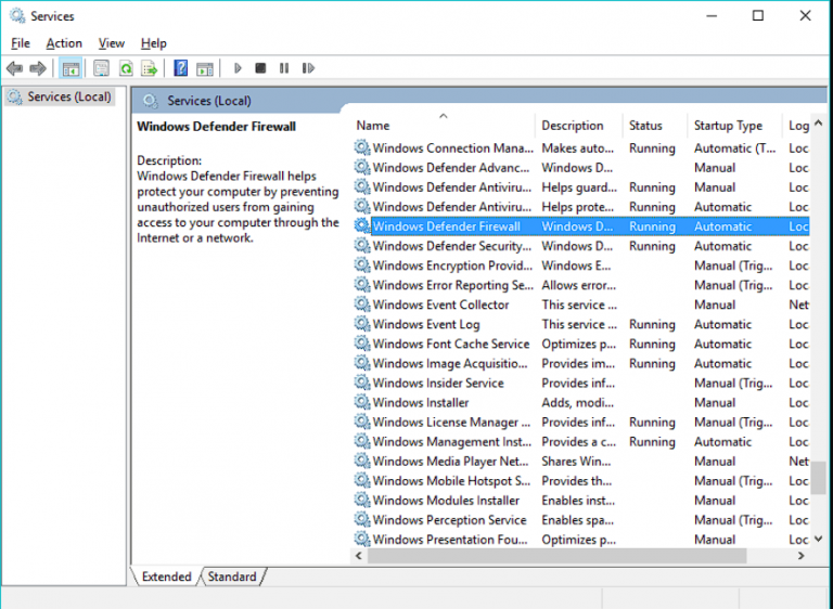 Use the windows firewall troubleshooter to resolve problems