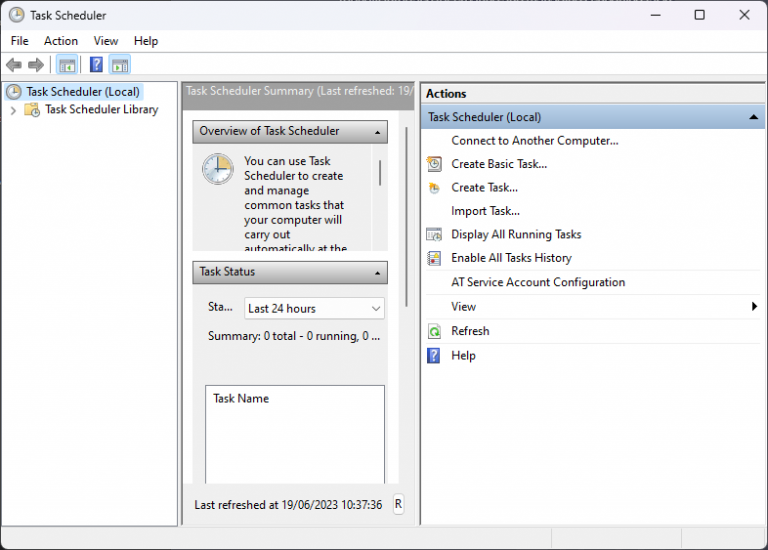 Using The Power Of The Windows Task Scheduler - Tweaking