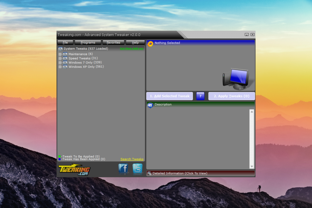 Tweaking.com Advanced System Tweaker: Optimizing Your System for Peak ...