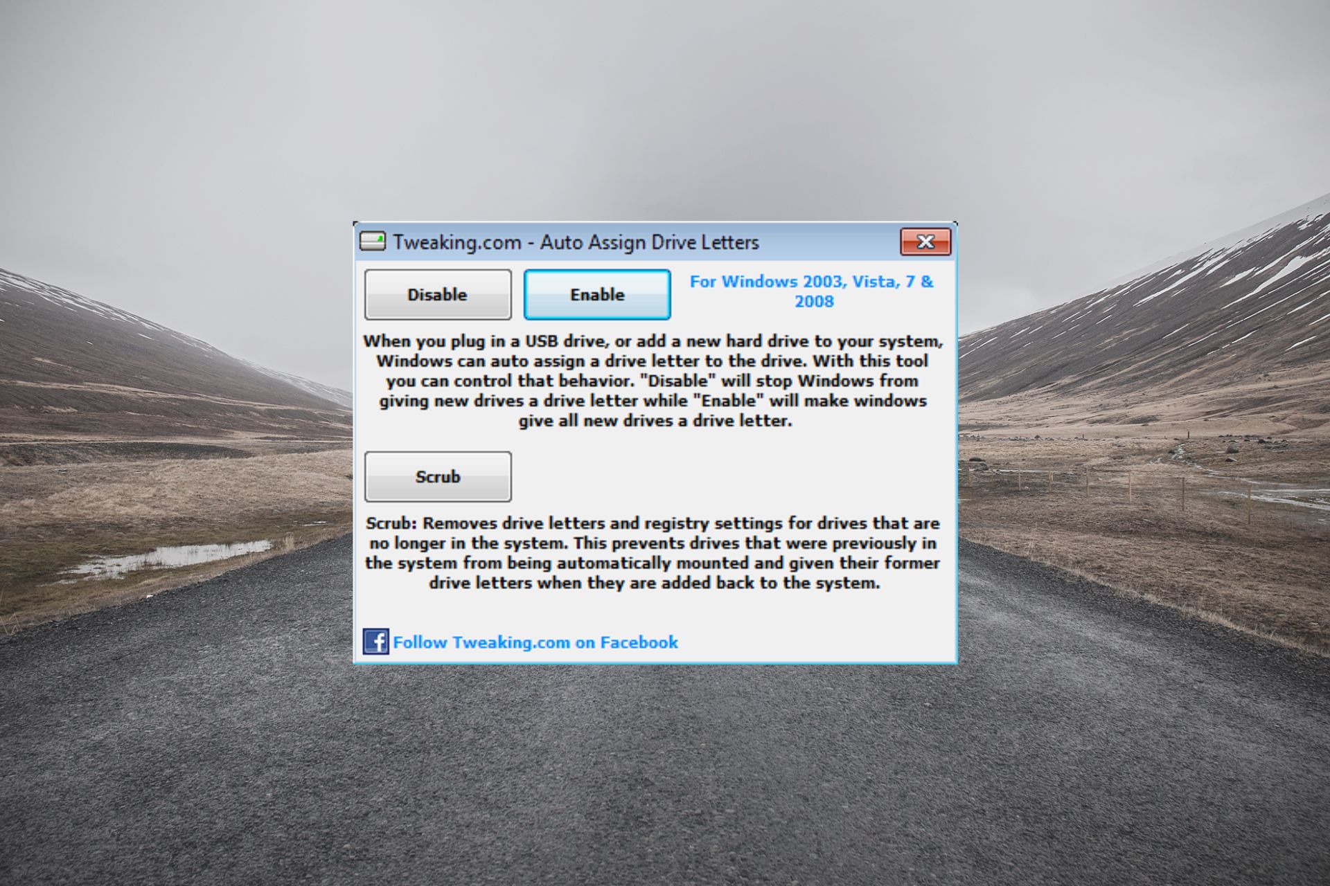 Auto Assign Drive Letters - Tweaking