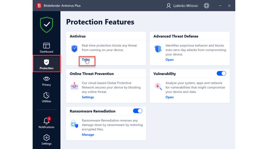 AV Protection Settings