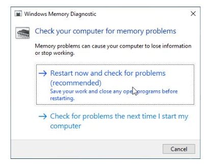 Why Windows Won't Boot In Safe Mode - Windows Memory Diagnostic