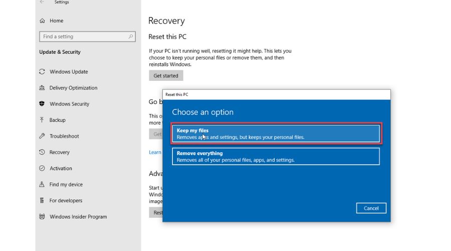 Windows 10 Will Not Restart After Using Repair Tool - Windows 10 Reset PC
