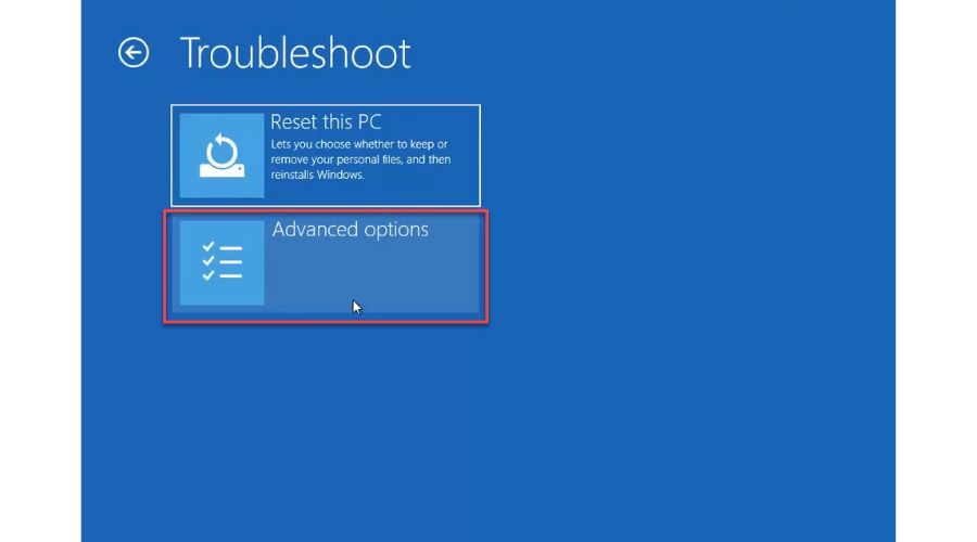 Windows Boot Mode Troubleshoot Advanced