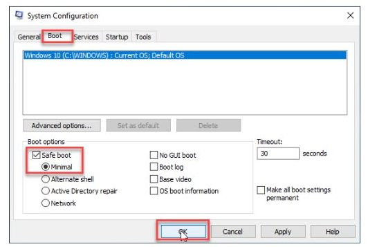 Windows msconfig