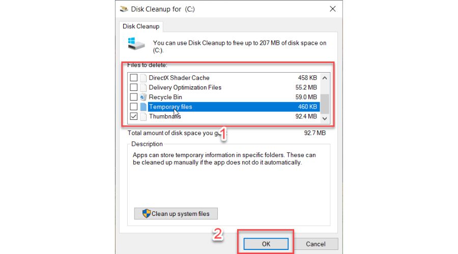 Disk Cleanup