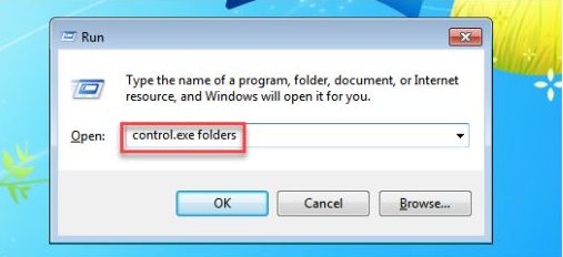 Run Dialog Box for Open Folder