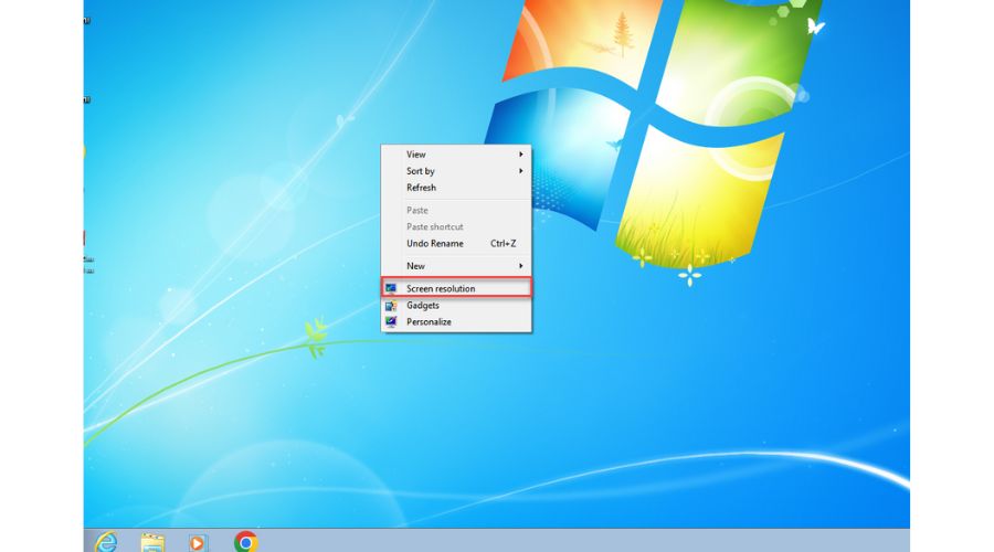 Windows 7 Screen Resolution