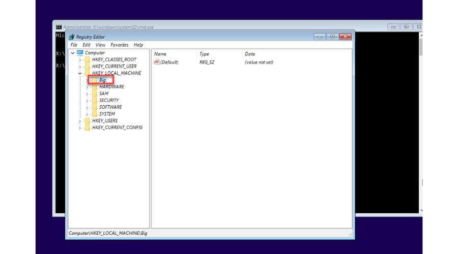 Compress Windows Registry Create File Name